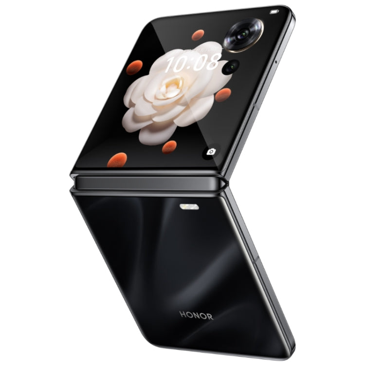 Honor Magic V Flip, 12GB+512GB, 6.8 inch + 4.0 inch Screen MagicOS 8.0 Snapdragon 8+ Gen 1 Octa Core, Network: 5G, NFC, OTG (Black) - Honor by Huawei | Online Shopping UK | buy2fix