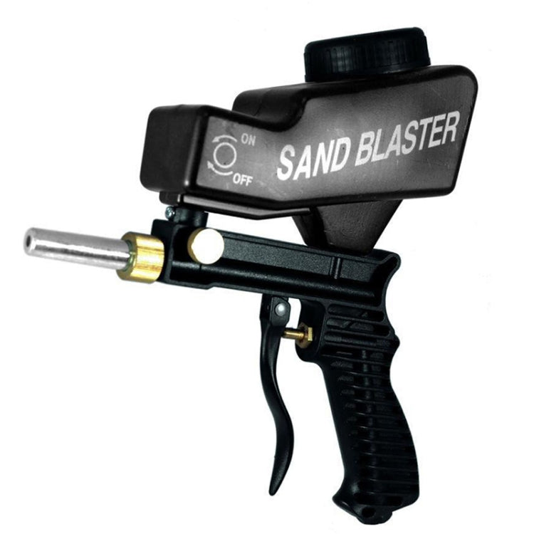 Portable Black Gravitational Sandblasting Machine Mini Rust-proof Sandblaster - Others by buy2fix | Online Shopping UK | buy2fix