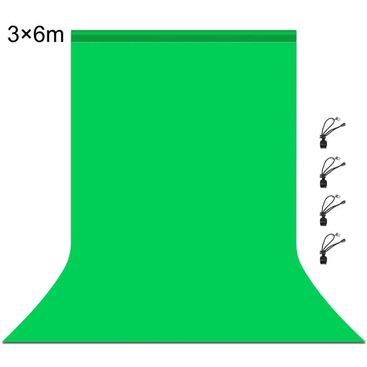 PULUZ 3m x 6m Photography Background Thickness Photo Studio Background Cloth Backdrop(Green) - Solid Color by PULUZ | Online Shopping UK | buy2fix