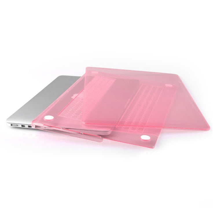 Hard Crystal Protective Case for Macbook Pro Retina 15.4 inch(Pink) - MacBook Pro Cases by buy2fix | Online Shopping UK | buy2fix