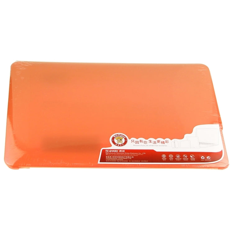 ENKAY for Macbook Pro Retina 13.3 inch (US Version) / A1425 / A1502 Hat-Prince 3 in 1 Frosted Hard Shell Plastic Protective Case with Keyboard Guard & Port Dust Plug(Orange) - MacBook Pro Cases by ENKAY | Online Shopping UK | buy2fix