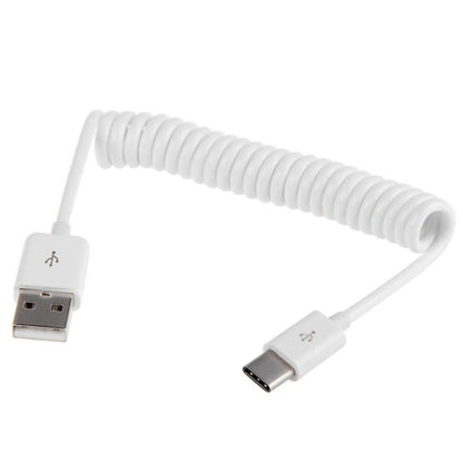 USB 2.0 to USB 3.0 Type C Retractable Charging / Data Cable(White) - USB-C & Type-C Cable by buy2fix | Online Shopping UK | buy2fix