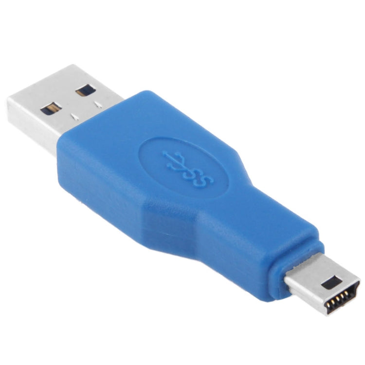 Super Speed USB 3.0 AM to Mini 5-Pin USB Adapter (Blue) - USB 3.0 by buy2fix | Online Shopping UK | buy2fix