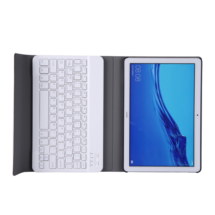 ABS Ultra-thin Split Bluetooth Keyboard Tablet Case for Huawei Honor 5 / T5 10.1 inch, with Bracket Function(Gold) - Huawei Keyboard by buy2fix | Online Shopping UK | buy2fix