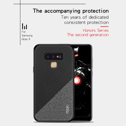 MOFI Honors Series Full Coverage TPU + PC + Cloth Pasted Case for Galaxy Note 9(Rose Red) - Galaxy Phone Cases by MOFI | Online Shopping UK | buy2fix