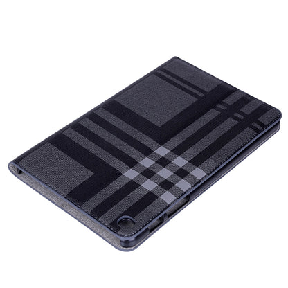 Plaid Texture Horizontal Flip Leather Case for Galaxy Tab A 8 (2019) P200 / P205,  with Holder & Card Slots & Wallet (Grey) - Tab A 8.0 & S Pen (2019) P200/P205 by buy2fix | Online Shopping UK | buy2fix