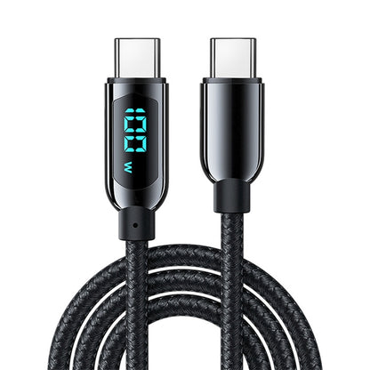 Mutural Li-CC002 1.2m 100W Digital Display USB-C / Type-C to Type-C Charging Data Cable - USB-C & Type-C Cable by Mutural | Online Shopping UK | buy2fix