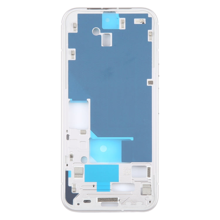 For Google Pixel 8a Original Middle Frame Bezel Plate (Silver) - Frame Bezel Plate by buy2fix | Online Shopping UK | buy2fix