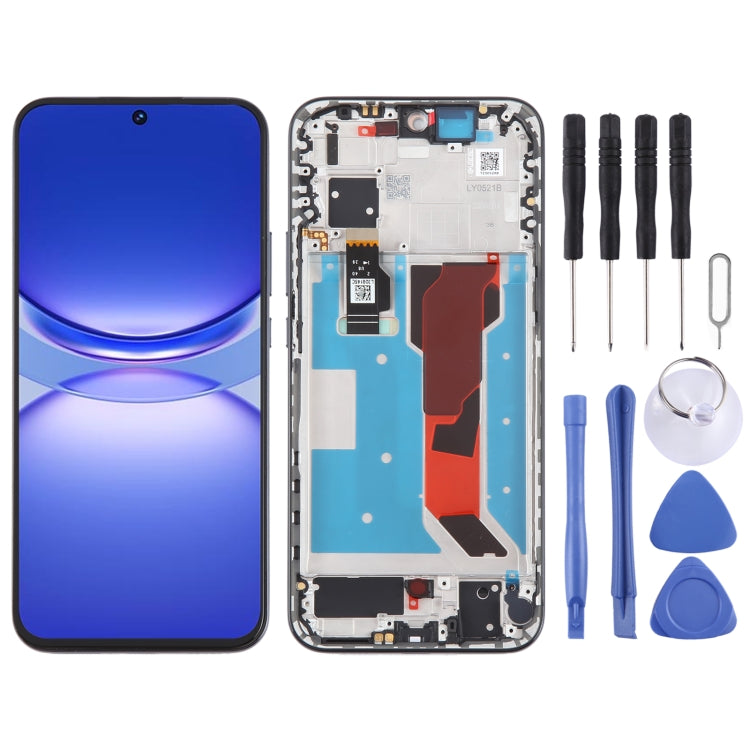 For Huawei nova 12 Lite Original LCD Screen Digitizer Full Assembly with Frame (Black) - LCD Screen by buy2fix | Online Shopping UK | buy2fix