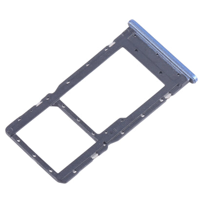 For Alcatel 1L Pro 4065F SIM Card Tray + Micro SD Card Tray (Blue) - Card Tray by buy2fix | Online Shopping UK | buy2fix