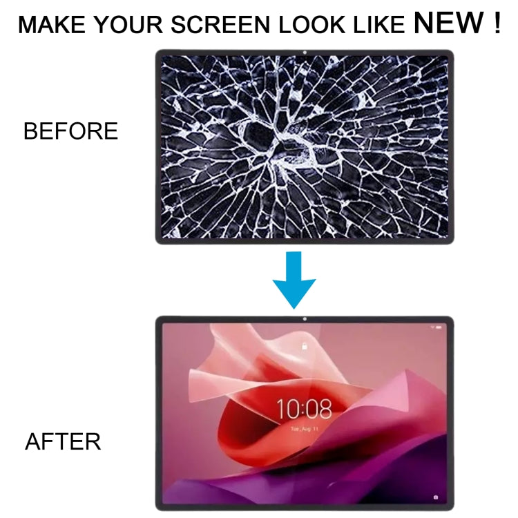 For Lenovo Tab P12 12.7 inch TB370 TB370FU TB370FC LCD Screen with Digitizer Full Assembly (Black) - LCD Screen by buy2fix | Online Shopping UK | buy2fix
