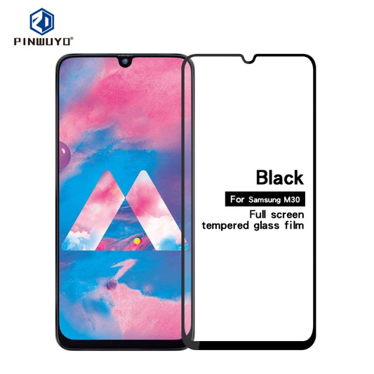 PINWUYO 9H 2.5D Full Glue Tempered Glass Film for Galaxy M30 - Galaxy Tempered Glass by PINWUYO | Online Shopping UK | buy2fix