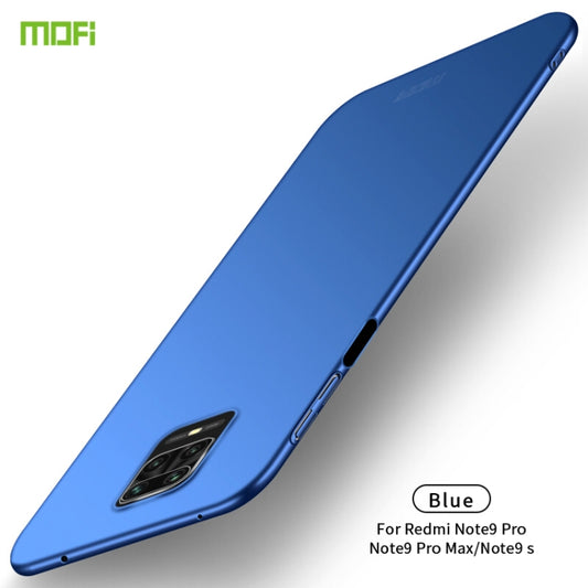 For Xiaomi RedMi Note9S/Note9Pro  MOFI Frosted PC Ultra-thin Hard C(Blue) - Xiaomi Cases by MOFI | Online Shopping UK | buy2fix