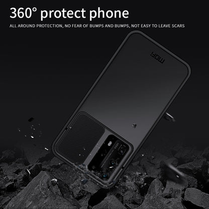 For Huawei P40 Pro+ MOFI Xing Dun Series PC + TPU Anti-peep Waterproof And Anti-drop All-inclusive Protective Shell, Translucent Frosted(Green) - Huawei Cases by MOFI | Online Shopping UK | buy2fix