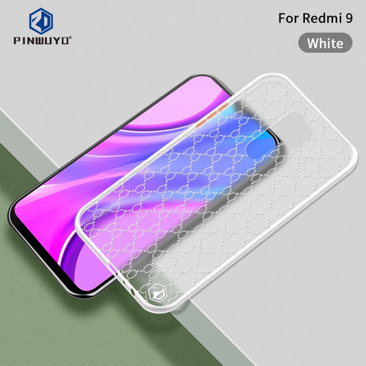 For Xiaomi Redmi 9 PINWUYO Series 2nd Generation PC + TPU Anti-drop All-inclusive Protective Shell Matte Back Cover(White) - Xiaomi Cases by PINWUYO | Online Shopping UK | buy2fix