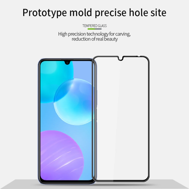 For Huawei Enjoy20 Pro/Honor30 Lite PINWUYO 9H 3D Curved Full Screen Explosion-proof Tempered Glass Film(Black) - Huawei Tempered Glass by PINWUYO | Online Shopping UK | buy2fix