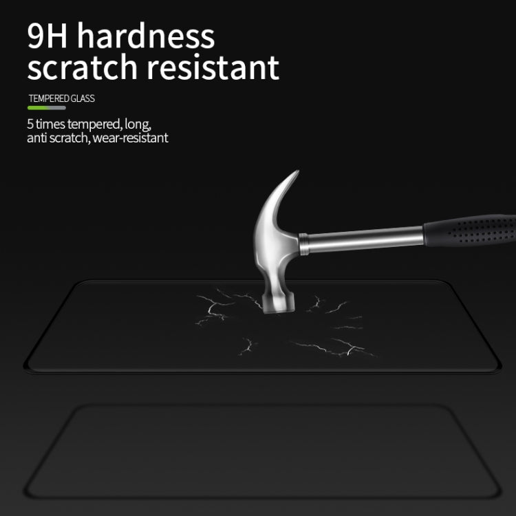 For vivo iQOO5 Pro PINWUYO 9H 3D Curved Full Screen Explosion-proof Tempered Glass Film(Black) - vivo Tempered Glass by PINWUYO | Online Shopping UK | buy2fix
