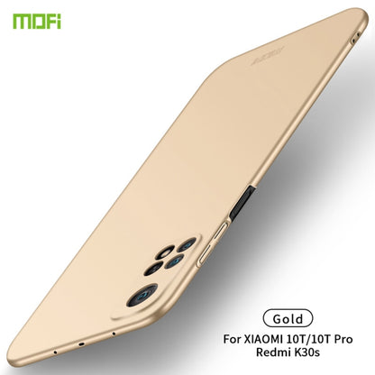 For Xiaomi Mi 10T / 10T Pro / K30S MOFI Frosted PC Ultra-thin Hard C(Gold) - Xiaomi Cases by MOFI | Online Shopping UK | buy2fix