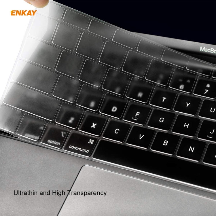 ENKAY 3 in 1 Crystal Laptop Protective Case + US Version TPU Keyboard Film + Anti-dust Plugs Set for MacBook Pro 16 inch A2141 (with Touch Bar)(Dark Blue) - MacBook Pro Cases by ENKAY | Online Shopping UK | buy2fix