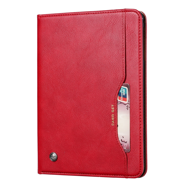 Knead Skin Texture Horizontal Flip Leather Case for Galaxy Tab A 8 2019 P200 / P205, with Photo Frame & Holder & Card Slots & Wallet(Red) - Tab A 8.0 & S Pen (2019) P200/P205 by buy2fix | Online Shopping UK | buy2fix