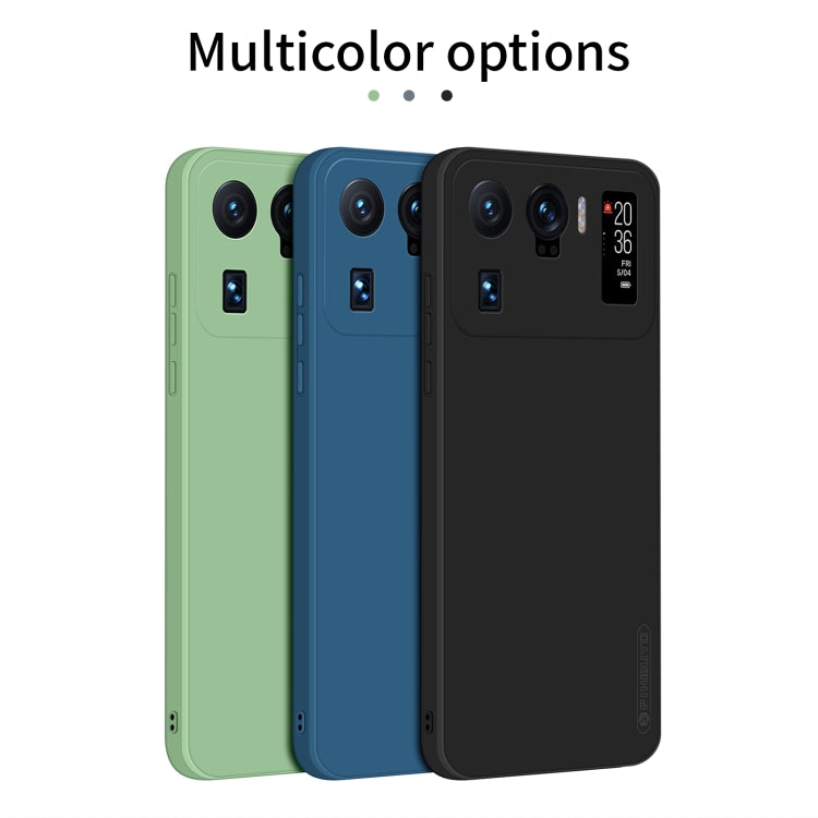 For Xiaomi Mi 11 Ultra PINWUYO Touching Series Liquid Silicone TPU Shockproof Case(Black) - Xiaomi Cases by PINWUYO | Online Shopping UK | buy2fix