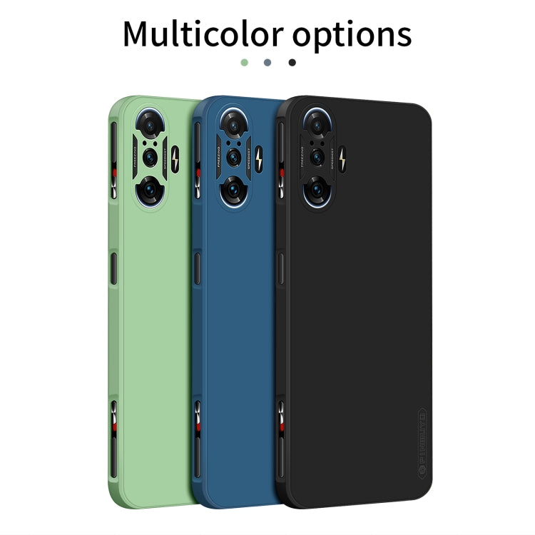 For Xiaomi Redmi K40 Gaming PINWUYO Touching Series Liquid Silicone TPU Shockproof Case(Blue) - Xiaomi Cases by PINWUYO | Online Shopping UK | buy2fix
