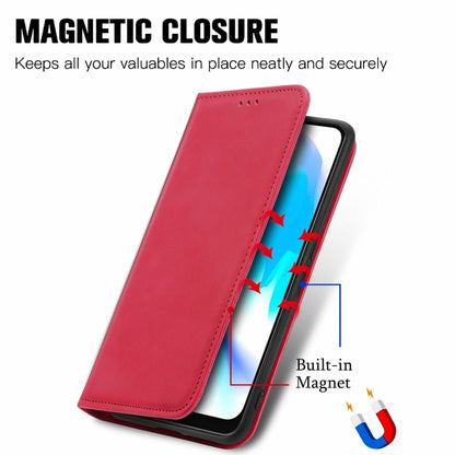 For Blackview A80 / A80s Retro Skin Feel Business Magnetic Horizontal Flip Leather Case with Holder & Card Slots & Wallet & Photo Frame(Red) - More Brand by buy2fix | Online Shopping UK | buy2fix