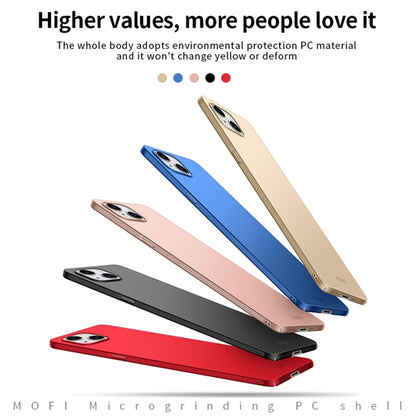 For iPhone 13 MOFI Frosted PC Ultra-thin Hard Case(Red) - iPhone 13 Cases by MOFI | Online Shopping UK | buy2fix