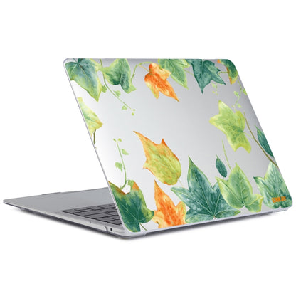 ENKAY Hat-Prince Forest Series Pattern Laotop Protective Crystal Case for MacBook Pro 16 inch A2141(Ivy Leaf Pattern) - MacBook Pro Cases by ENKAY | Online Shopping UK | buy2fix