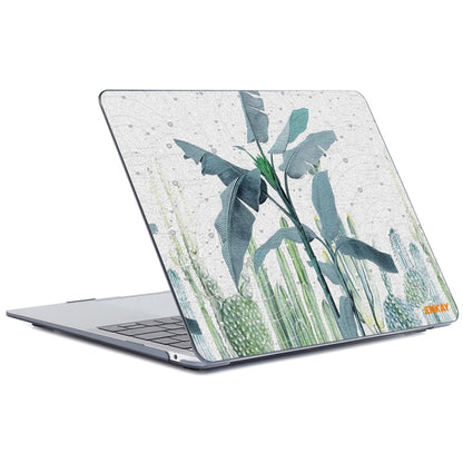 For MacBook Air 13.3 inch A2179 / A2337 ENKAY Hat-Prince Natural Series Laotop Protective Crystal Case(Banana Leaves) - MacBook Air Cases by ENKAY | Online Shopping UK | buy2fix