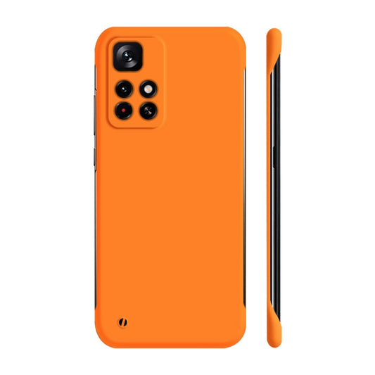 For Xiaomi Redmi Note 11 Pro / Pro+ 5G ENKAY Matte Frameless Hard PC Case(Orange) - Xiaomi Cases by ENKAY | Online Shopping UK | buy2fix