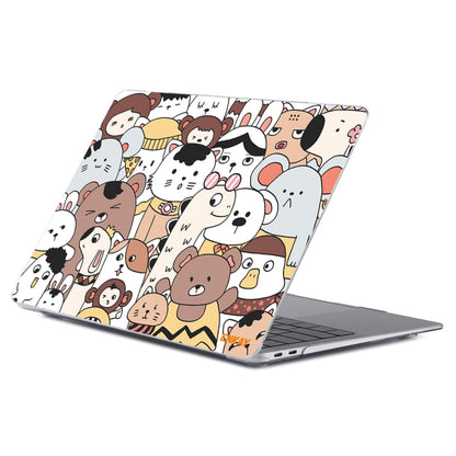 ENKAY Animal Series Pattern Laotop Protective Crystal Case For MacBook Pro 13.3 inch A2251 / A2289 / A2338 2020(Animals No.1) - MacBook Pro Cases by ENKAY | Online Shopping UK | buy2fix