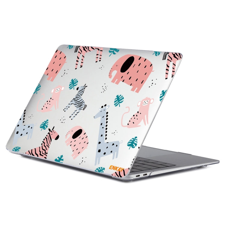 ENKAY Animal Series Pattern Laotop Protective Crystal Case For MacBook Pro 13.3 inch A2251 / A2289 / A2338 2020(Animals No.2) - MacBook Pro Cases by ENKAY | Online Shopping UK | buy2fix