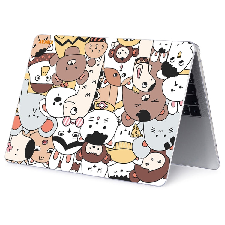 ENKAY Animal Series Pattern Laotop Protective Crystal Case For MacBook Pro 16.2 inch A2485 2021/A2880 2023(Animals No.1) - MacBook Pro Cases by ENKAY | Online Shopping UK | buy2fix