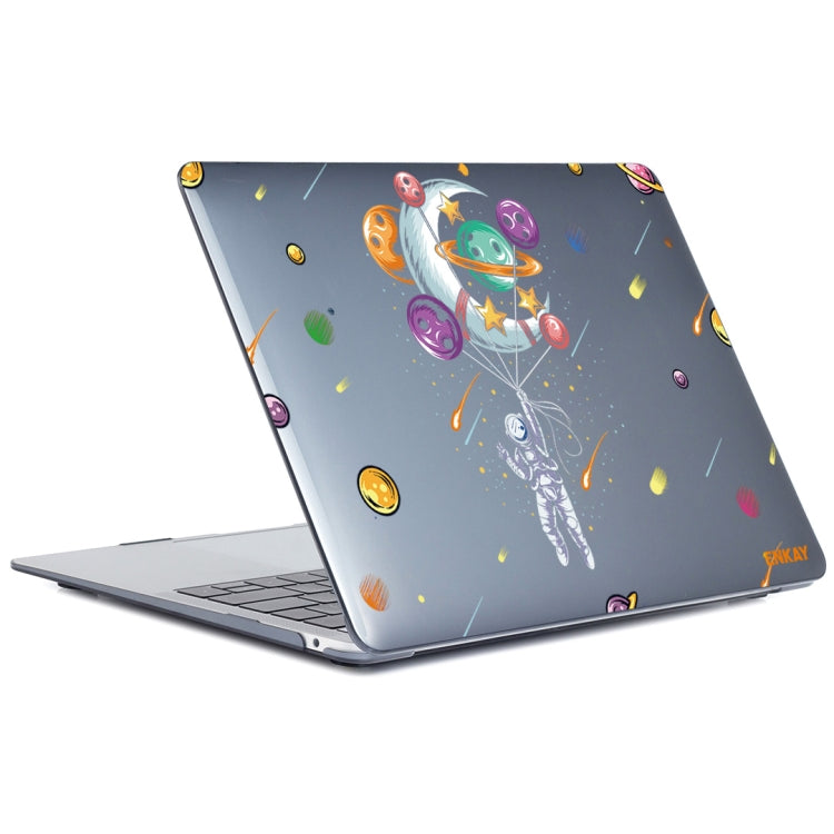 ENKAY Star Series Pattern Laotop Protective Crystal Case For MacBook Pro 13.3 inch A1706 / A1708 / A1989 / A2159(Balloon Astronaut) - MacBook Pro Cases by ENKAY | Online Shopping UK | buy2fix