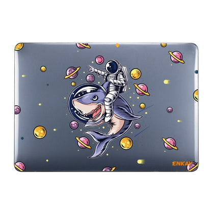 ENKAY Star Series Pattern Laotop Protective Crystal Case For MacBook Pro 13.3 inch A1706 / A1708 / A1989 / A2159(Shark Astronaut) - MacBook Pro Cases by ENKAY | Online Shopping UK | buy2fix