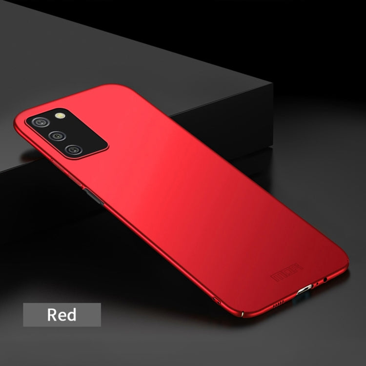 For Samsung Galaxy A02s EU / A03s / M02s / F02s MOFI Frosted PC Ultra-thin Hard Case(Red) - Galaxy Phone Cases by MOFI | Online Shopping UK | buy2fix