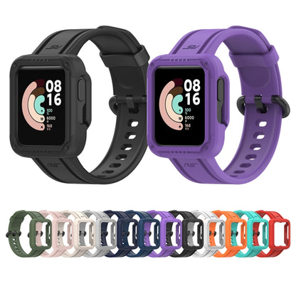 For Xiaomi Mi Watch 2 Lite Silicone Solid Color Watch Band(Purple) - Watch Bands by buy2fix | Online Shopping UK | buy2fix