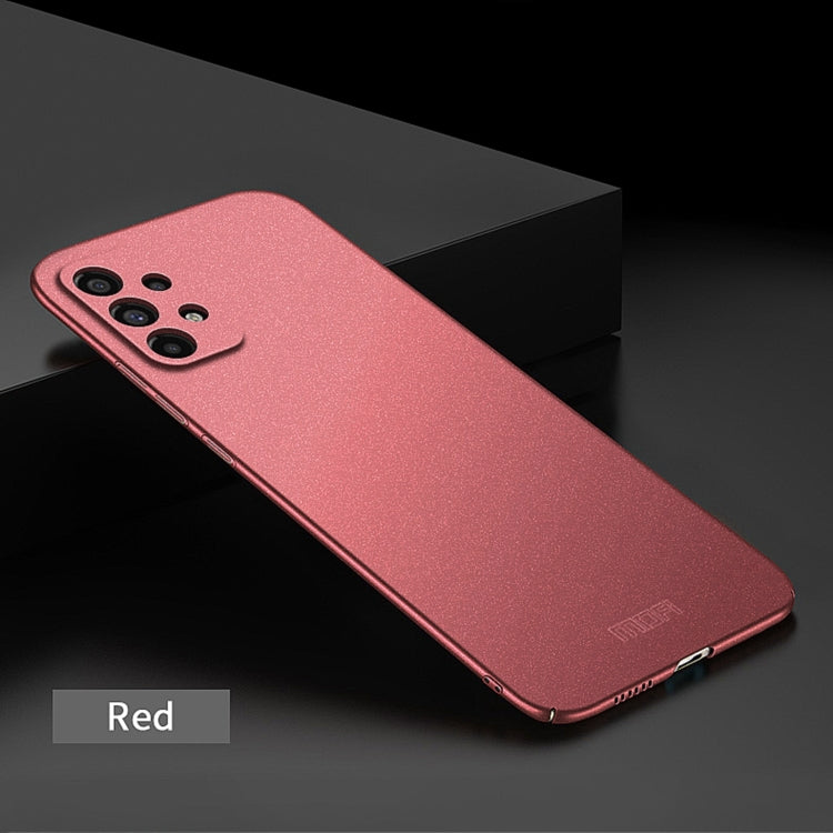For Samsung Galaxy A53 5G MOFI Fandun Series Frosted PC Ultra-thin All-inclusive Phone Case(Red) - Galaxy Phone Cases by MOFI | Online Shopping UK | buy2fix