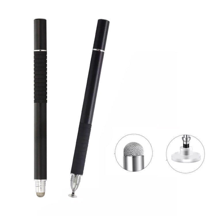 AT-31 Conductive Cloth Head + Precision Sucker Capacitive Pen Head 2-in-1 Handwriting Stylus(Black) - Stylus Pen by buy2fix | Online Shopping UK | buy2fix