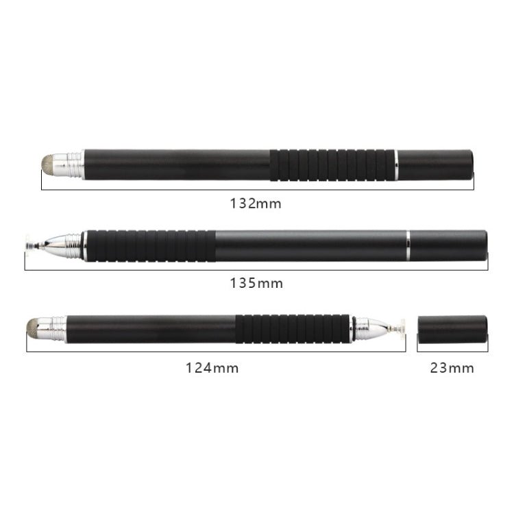 AT-31 Conductive Cloth Head + Precision Sucker Capacitive Pen Head 2-in-1 Handwriting Stylus(Silvery White) - Stylus Pen by buy2fix | Online Shopping UK | buy2fix