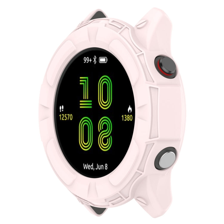 For Garmin Forerunner 255 Shockproof TPU Protective Watch Case(Pink) - Watch Cases by buy2fix | Online Shopping UK | buy2fix