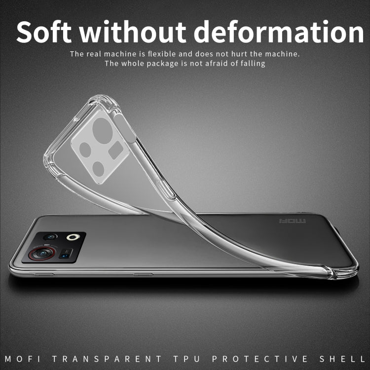 For ZTE Nubia Z40S Pro MOFI Ming Series Ultra-thin TPU Phone Case(Transparent) - ZTE Cases by MOFI | Online Shopping UK | buy2fix