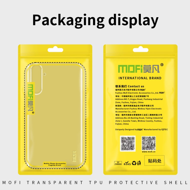 For Samsung Galaxy S23+ MOFI Ming Series Ultra-thin TPU Phone Case(Transparent) - Galaxy S23+ 5G Cases by MOFI | Online Shopping UK | buy2fix