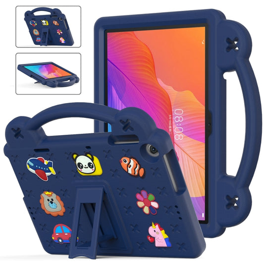 For Huawei MatePad T10S 10.1 / T10 9.7 / Honor Pad X8 10.1 Handle Kickstand Children EVA Shockproof Tablet Case(Navy Blue) - Honor by buy2fix | Online Shopping UK | buy2fix