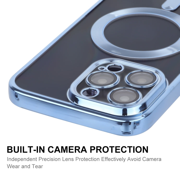 For iPhone 13 Pro Max ENKAY Electroplated MagSafe Shockproof TPU Phone Case with Lens Film(Silver) - iPhone 13 Pro Max Cases by ENKAY | Online Shopping UK | buy2fix