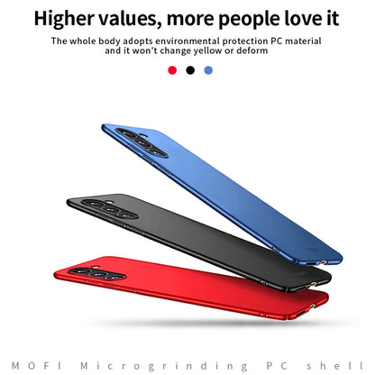 For Samsung Galaxy S25+ 5G MOFI Frosted PC Ultra-thin Hard Phone Case(Red) - Galaxy S25+ 5G Cases by MOFI | Online Shopping UK | buy2fix