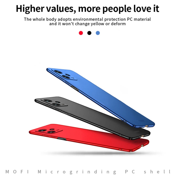 For Xiaomi Redmi Note 12 Pro 5G Global MOFI Micro-Frosted PC Ultra-thin Hard Phone Case(Red) - Xiaomi Cases by MOFI | Online Shopping UK | buy2fix