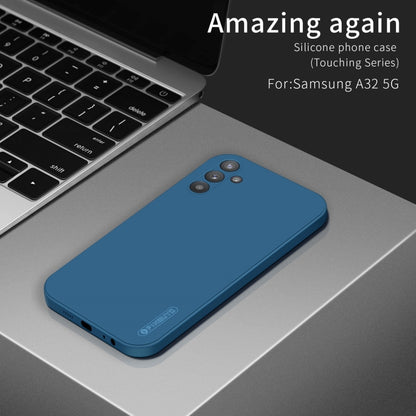 For Samsung Galaxy F15 / M15 PINWUYO Sense Series Liquid Silicone TPU Phone Case(Blue) - Galaxy Phone Cases by PINWUYO | Online Shopping UK | buy2fix