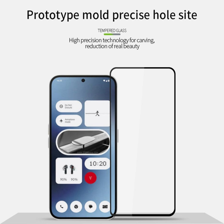 For Nothing Phone 2a PINWUYO 9H 2.5D Full Screen Tempered Glass Film(Black) - Others by PINWUYO | Online Shopping UK | buy2fix